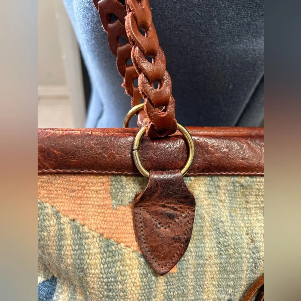 Rome Vintage Leather Large Bag / Sholder - Picture 2 of 9